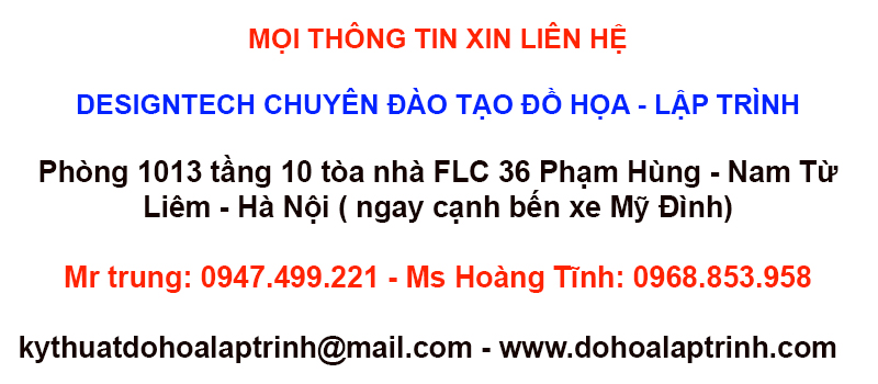 Khóa học photoshop ngắn hạn tại Thanh Oai